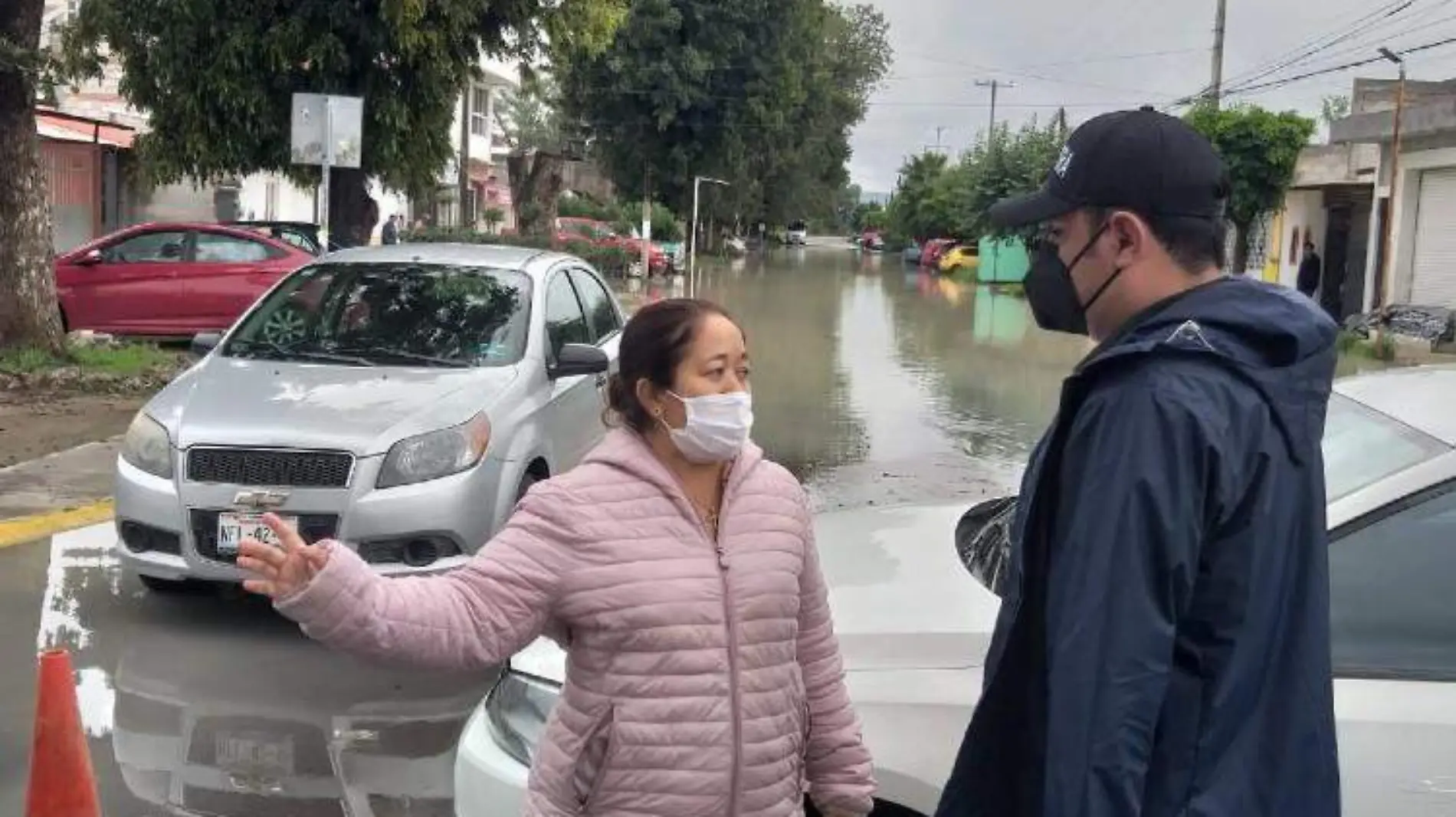 evacuación de familias por creciente de Río San Juan